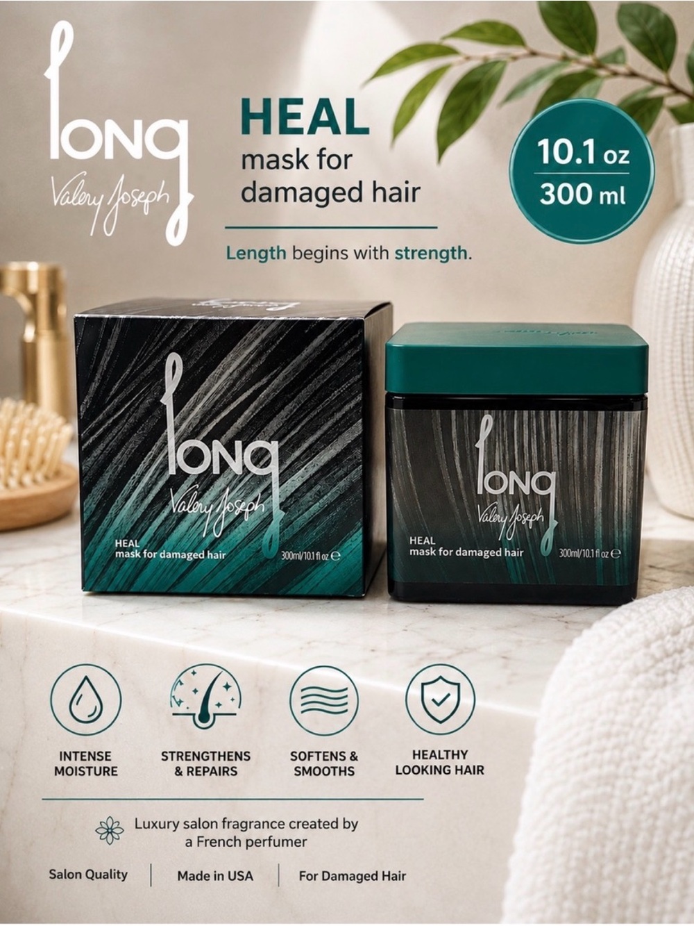 LONG by Valery Joseph HEAL Hydrating Hair Mask